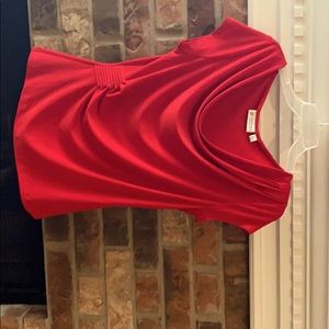 VERSONA  Blouse. With pleat gathering on one side